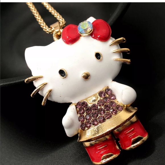 BETSEY JOHNSON HELLO KITTY NECKLACE - Picture 2 of 4